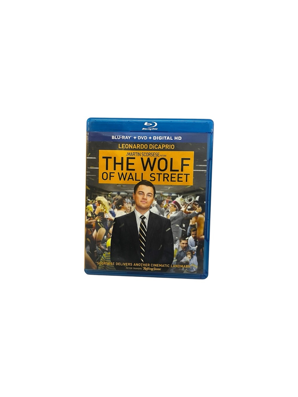 The Wolf of Wall Street (Blu-ray + DVD, 2013, 2-Disc Set) Leonardo DiCaprio
